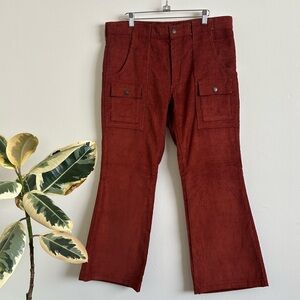 Vintage Cinnamon Corduroy Bells